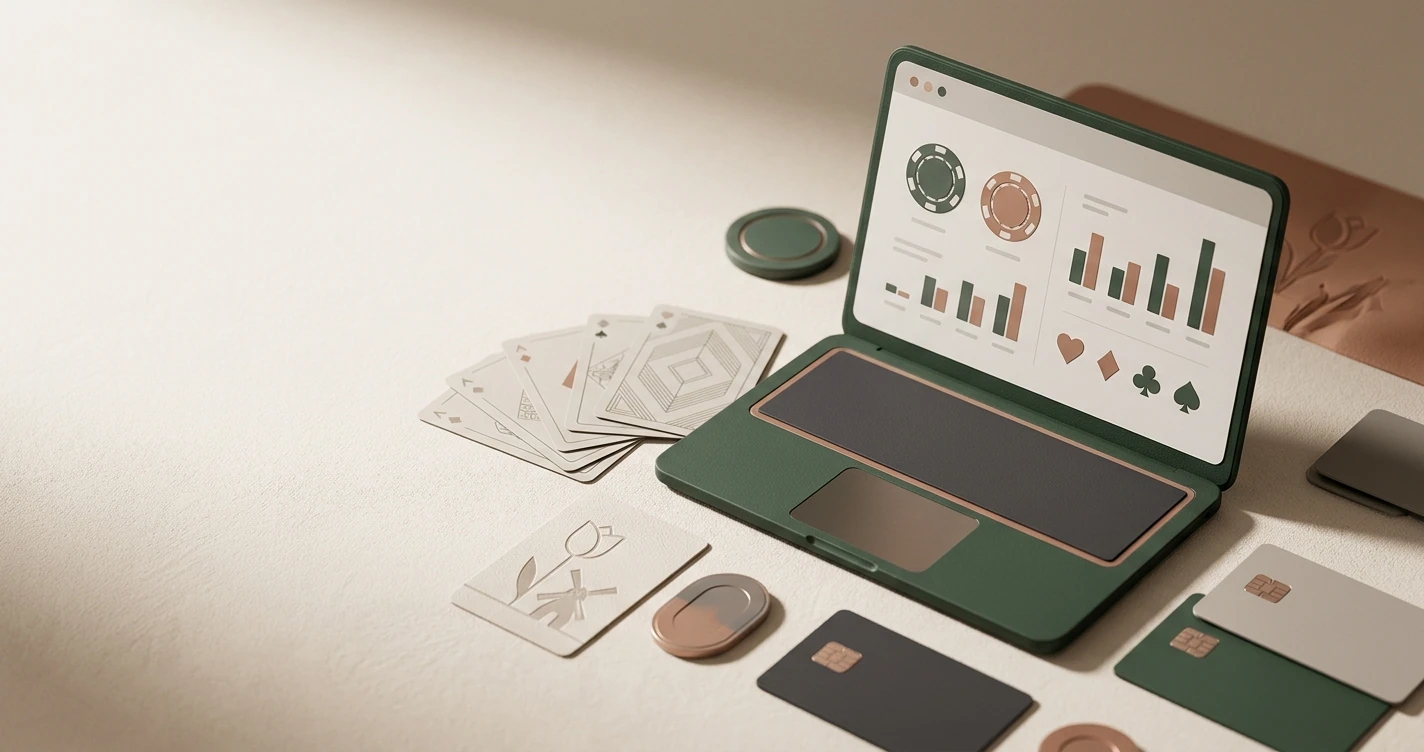 Redactionele illustratie van een Nederlandse Wizebets casino-review zonder merklogo